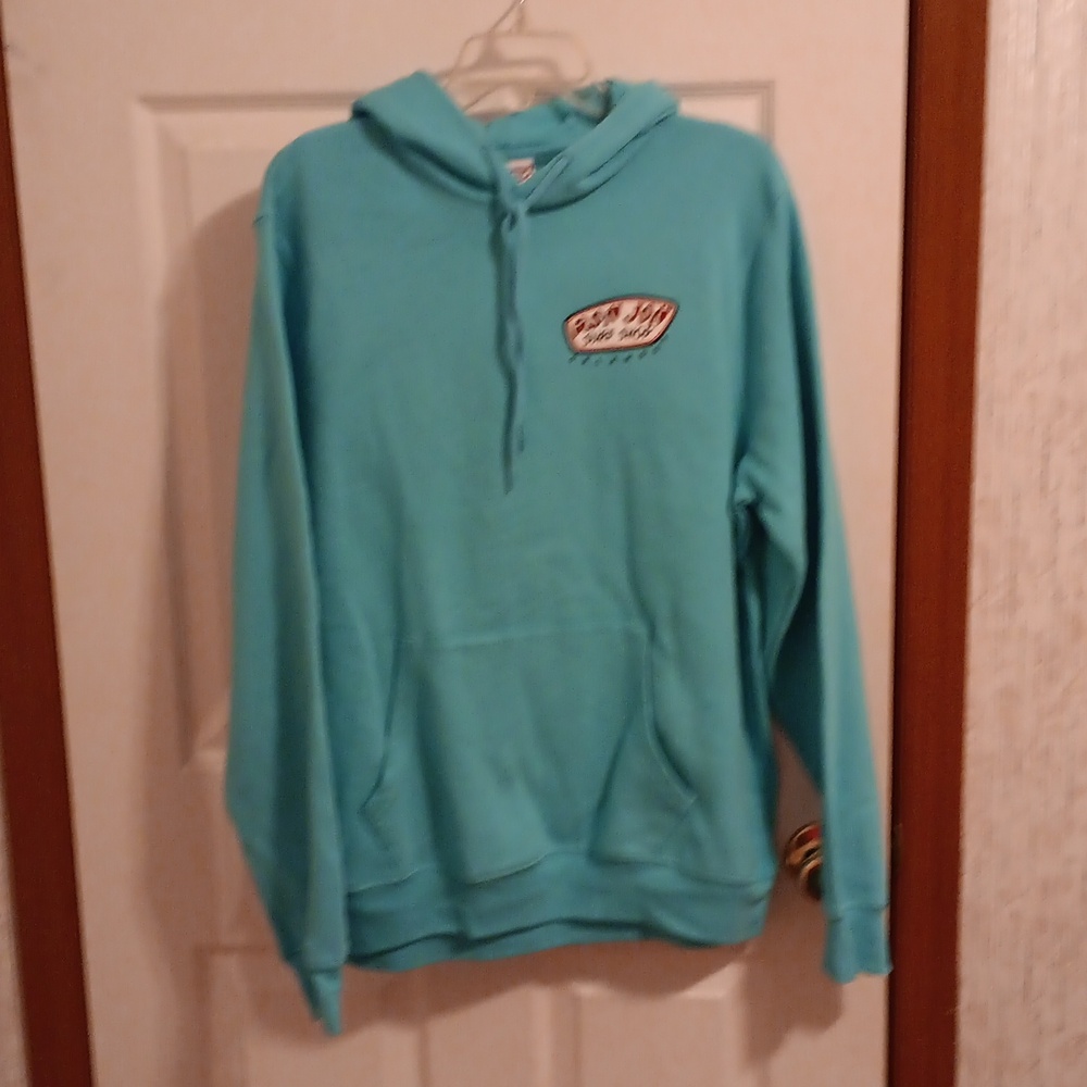Ron Jon TurquoiseHoodie Sweatshirt. New Without Tags.